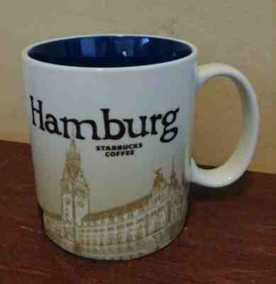 2011 Rare Hamburg Germany Starbucks Global Icon Coffee Cup Mug Townhall 16 Oz - Sold on eBay Nov, 16th 2019 for $24.99