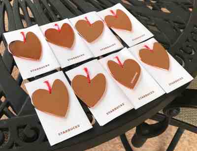 Starbucks Rose Gold Ceramic Heart Collectible Ornament. NWT - lot of 8 - Sold on eBay Nov, 16th 2019 for $45.00