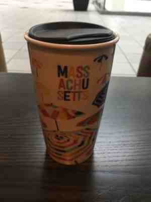 Starbucks 2017 Massachusetts 12oz Double Wall Ceramic Travel Mug - Sold on eBay Nov, 16th 2019 for $49.99