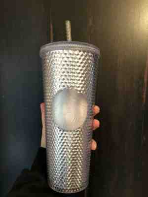 STARBUCKS Studded Tumbler Holiday 2019 Limited Edition Clear/silver - Sold on eBay Nov, 16th 2019 for $17.70
