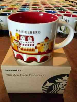 rare mugs Starbucks HEIDELBERG You Are Here (YAH) 14 oz mug with SKU tag - Sold on eBay Nov, 16th 2019 for $28.95