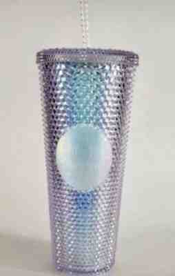 RARE! RAINBOW STARBUCKS IRIDESCENT STUDDED COLD CUP UNICORN TUMBLER GLITTER NEW - Sold on eBay Nov, 16th 2019 for $114.00