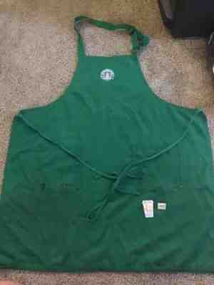 Vintage Starbucks Apron Old Logo “Starbucks Coffee” + Gold Star Pin & Qasa Pin - Sold on eBay Nov, 16th 2019 for $20.00