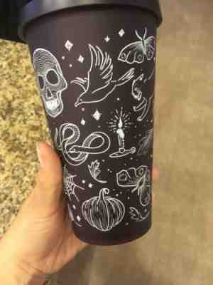 Halloween Starbucks 2019 Skull Cup Tumbler RARE - Sold on eBay Nov, 16th 2019 for $42.00
