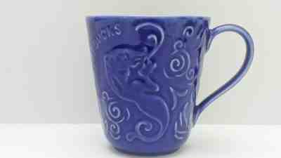 Starbucks Original Collectible Cobalt Blue Siren Chaleur Mermaid Swirls Mug - Sold on eBay Nov, 16th 2019 for $24.99