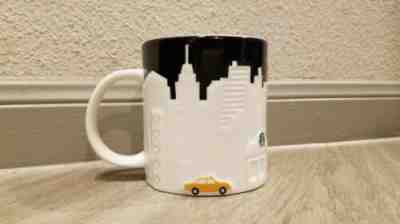 Starbucks New York City Skyline Yellow Taxi Cab Coffee Mug 2012 - Sold on eBay Nov, 16th 2019 for $34.99