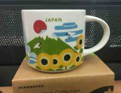 Starbucks Japan YAH You Are Here Collection Summer Mug 14oz. Japan Mt. Fuji - Sold on eBay Nov, 16th 2019 for $32.59