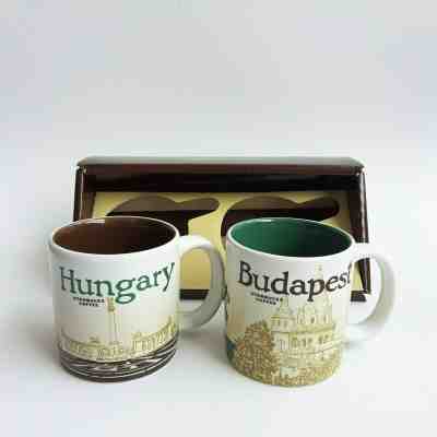 2 Demitasse Starbucks City Mugs 3 oz HUNGARY &  BUDAPEST series 2015 - 2016, New - Sold on eBay Nov, 16th 2019 for $21.00