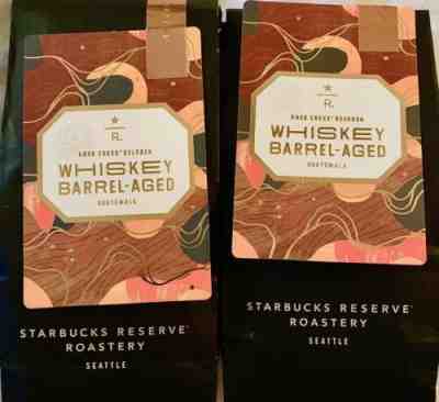 Starbucks Reserve Roastery Coffee Beans 2 Bag WHISKEY BARREL-AGED  GUATEMALA SIB - Sold on eBay Nov, 15th 2019 for $49.00