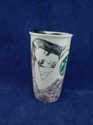STARBUCKS Charlotte Ronson Ceramic Double Wall Travel 12 fl oz. 2013 (NEW) - Sold on eBay Nov, 15th 2019 for $31.99