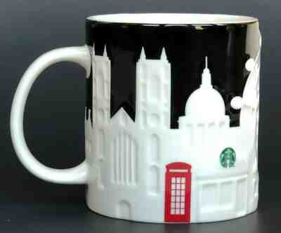 New Starbucks London Relief Mug Tower Bridge Big Ben Skyline St Pauls England - Sold on eBay Nov, 15th 2019 for $42.99