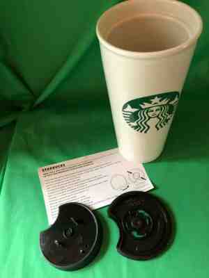 NEW Starbucks Logo 16 Oz Venti Siren Mermaid Double Wall Ceramic Tumbler Travel - Sold on eBay Nov, 15th 2019 for $25.00