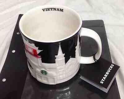 Vietnam Starbucks Coffee Relief Global Icon City 16 Oz Coffee Cup Mug / 2 photo - Sold on eBay Nov, 15th 2019 for $25.00