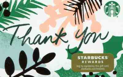 $ 20.00 Loaded on Starbucks Gift Card - Sold on eBay Nov, 15th 2019 for $15.00
