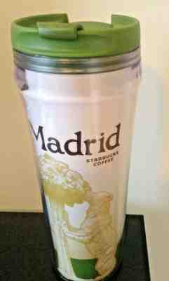 New Starbucks Global Icon Madrid  City Travel Mug Tumbler Plastic - Sold on eBay Nov, 15th 2019 for $22.99