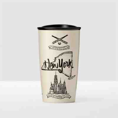 NEW 2017 Starbucks Christmas NYC New York State Double Wall Ceramic Tumbler  - Sold on eBay Nov, 15th 2019 for $35.00