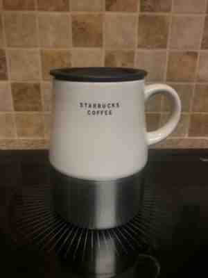 Starbucks Travel Mug 2004 14 fl oz Ceramic Metal Bottom Coffee Tea With Lid EUC - Sold on eBay Nov, 15th 2019 for $25.00
