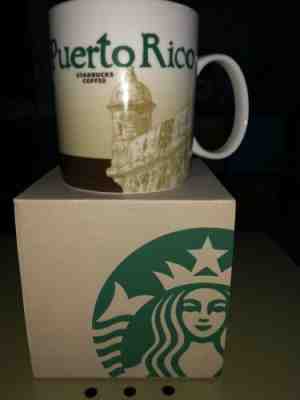 2016 Starbucks Coffee PUERTO RICO Global Icon Series Collector Mug 16 oz - Sold on eBay Nov, 15th 2019 for $25.00