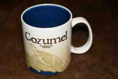 Starbucks Cozumel Global Icon Coffee Mug Sea Turtle Mexico 16 oz 2014 - Sold on eBay Nov, 15th 2019 for $22.00