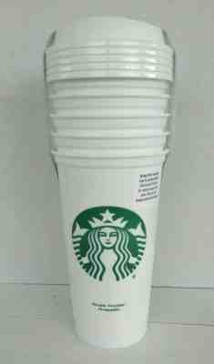 Starbucks 6 pack reusable cups 16 fl oz microwave dishwasher safe classic New - Sold on eBay Nov, 15th 2019 for $19.99