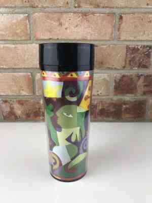 STARBUCKS Abstract Siren Stars Sun Moon ThermoServ Travel Mug 20 oz 1998 Vintage - Sold on eBay Nov, 19th 2019 for $15.00