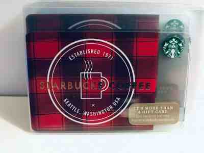 21x Starbucks RED PLAID HOLIDAY Gift Card Lot (6103) 2014 - BULK DISCOUNTS - Sold on eBay Nov, 19th 2019 for $19.99