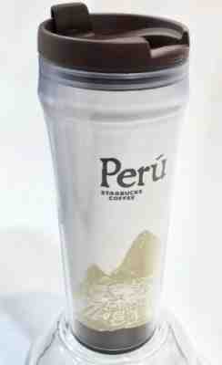 Starbucks PERU MACHU PICCHU Global Icon Cities Travel Tumbler Coffee Cup 12 oz - Sold on eBay Nov, 19th 2019 for $32.00