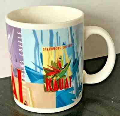Hawaiian Starbucks KAUAI Coffee Mug 2001 Hawaii  Made in Taiwan  16 oz - Sold on eBay Nov, 19th 2019 for $22.50