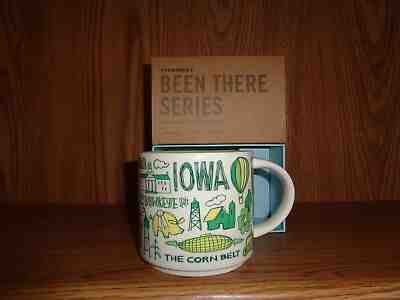 NEBRASKA / IOWA STARBUCKS 'BEEN THERE SERIES'  NEW IN BOX; 2 MUGS 14OZ - Sold on eBay Nov, 19th 2019 for $55.99
