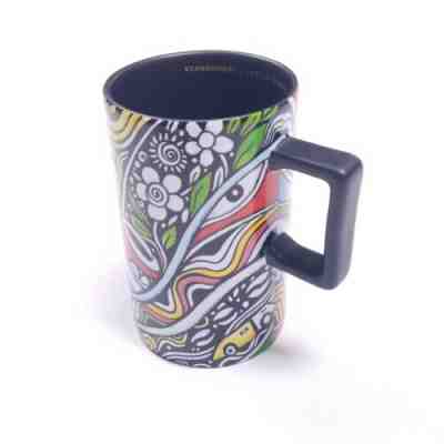 Starbucks Laolu Senbanjo Ceramic Mug Cup 12oz Coffee Stories 4 - Sold on eBay Nov, 19th 2019 for $23.03