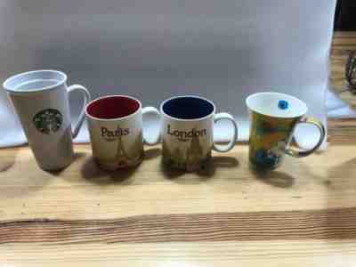 Starbucks Mugs London And Paris - Sold on eBay Nov, 19th 2019 for $24.99