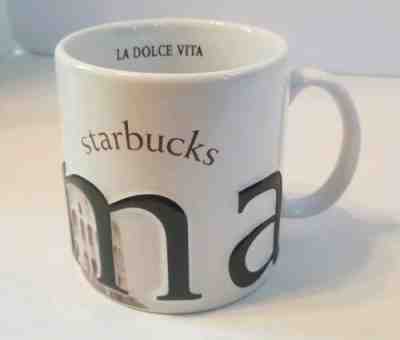 Starbucks Roma Coffee Mug 2002 Italian Ed. Collector Series La Dolce Vita 18oz - Sold on eBay Nov, 19th 2019 for $25.87