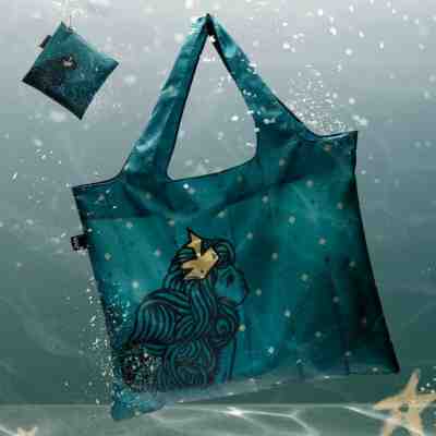 2019 Starbucks Singapore Siren Anniversary LOQI Mermaid Reusable Eco Tote Bag PH - Sold on eBay Nov, 19th 2019 for $22.99