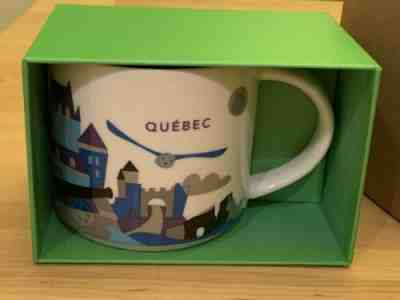 Starbucks Coffee You Are Here Collection Quebec Mug 14 Oz