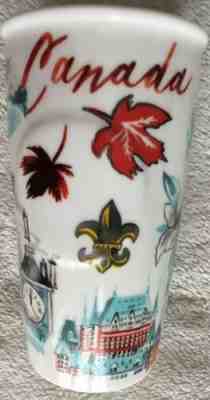 Starbucks 2016 Canada Ceramic Travel Tumbler ( No Lid) Drinking Glass 10 fl oz. - Sold on eBay Nov, 19th 2019 for $15.30