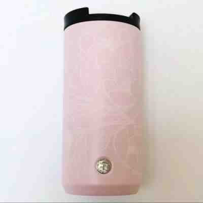 New Starbucks Vacuum Insulated Pink Cherry Blossom Double Wall Tumbler Pink NWT - Sold on eBay Nov, 19th 2019 for $59.99
