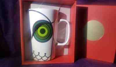 Starbucks Red Box Owl Ceramic Tumbler RARE NEW - Sold on eBay Nov, 18th 2019 for $29.95