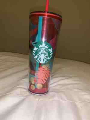 Starbucks 24 oz. Christmas Holiday Leaf Tumbler 2019 Edition - Sold on eBay Nov, 18th 2019 for $16.00