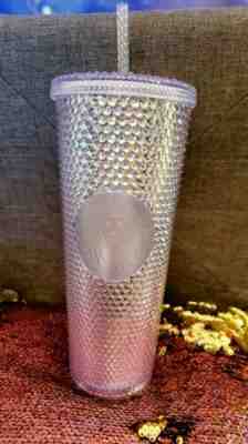 STARBUCKS Studded Tumbler Holiday 2019 Limited Edition Clear/Silver - Sold on eBay Nov, 18th 2019 for $19.50