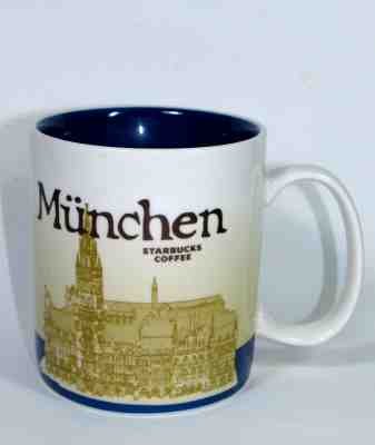 Starbucks Munich Mug Germany Town Hall Coffee München Coffee Cup Icon US Ship