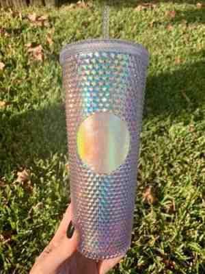 2018 RAINBOW STARBUCKS IRIDESCENT STUDDED COLD CUP UNICORN TUMBLER GLITTER New - Sold on eBay Nov, 18th 2019 for $105.00