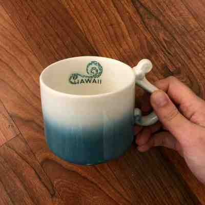 STARBUCKS 2014 Hawaii Blue Wave 10 oz Mug Limited Edition Coffee Cup Ceramic  - Sold on eBay Nov, 18th 2019 for $15.00