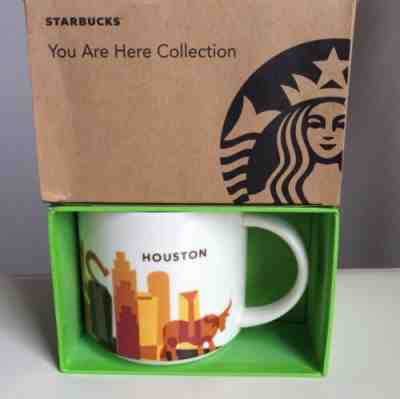 NEW STARBUCKS HOUSTON, USA  You Are Here (YAH)  14 Oz Mug NIB - Sold on eBay Nov, 18th 2019 for $29.00