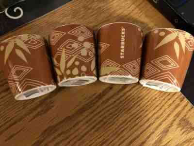 Starbucks 2013 Ethiopia 3oz. Demitasse Tasting Cups Lot Of 4 Brand New - Sold on eBay Nov, 18th 2019 for $15.99