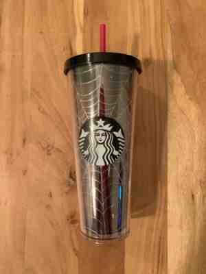 Starbucks Fall Halloween Spider Web Tumbler RARE Sold Out FREE SHIPPING - Sold on eBay Nov, 18th 2019 for $44.95