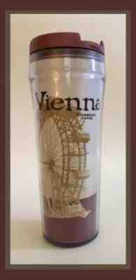 STARBUCKS Vienna Austria Wien Tumbler Coffee Cup/Vienna Prater Ferris Wheel - Sold on eBay Nov, 18th 2019 for $19.99