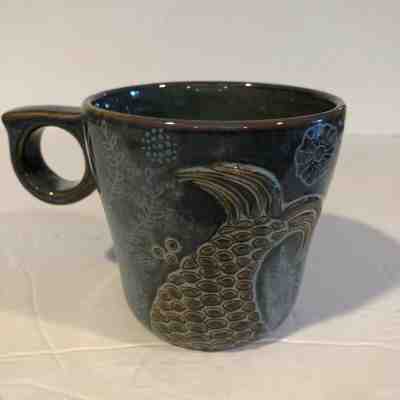 Starbucks 12 Oz mug. Under water scene with the tail of the Mermaid and starfush - Sold on eBay Nov, 18th 2019 for $35.00