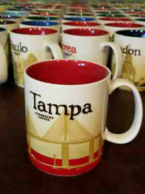 rare mugs Starbucks 2011 TAMPA Global City Icon Collector Series 16 oz  - Sold on eBay Nov, 18th 2019 for $45.95
