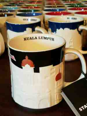 rare mugs Starbucks KUALA LUMPUR Skyline City Relief Collector Series 16 oz mug - Sold on eBay Nov, 18th 2019 for $29.95