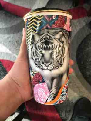Starbucks 2018 Sumatra Tiger DWT Ceramic Travel Mug Tumbler by Tristan Eaton New - Sold on eBay Nov, 18th 2019 for $55.00